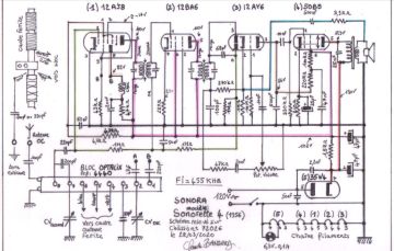 Sonora Sonorette 4 schematic circuit diagram